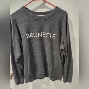 XL Women's Zenana Outfitters Charcoal Sweatshirt